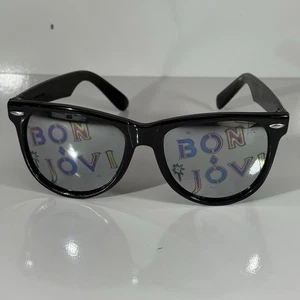 Vintage  Bon Jovi  Sunglasses Rare Made Taiwan Black - Picture 1 of 7