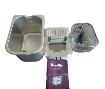 BREVILLE The Smart 4 qt Fryer Deep Fryer BDF500XL FRY PAN & BASKET ONLY parts - Image 1 of 4