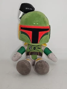 Star Wars Boba Fett 10” Plush Disney Authentic Mattel Stuffed Toy Mandolorian - Picture 1 of 3