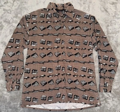Camisa Shaver Lake Pana Abotonada Manga Larga Pesca Marrón Para Hombre Mediana Foto 1 de 4