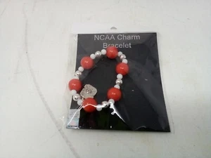 NCAA Charm Bracelet , NCSU - Red and White - Picture 1 of 6