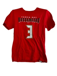 Team Apparel Youth Tampa Bay Buccaneers Winston Short Sleeve TShirt, Red,L 14/16 - Picture 1 of 8
