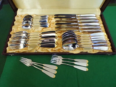 WMF Modell PRISMA GOLD Tafelbesteck für 6 Personen 30 Teile in Cromargan TOP - Bild 1 von 4