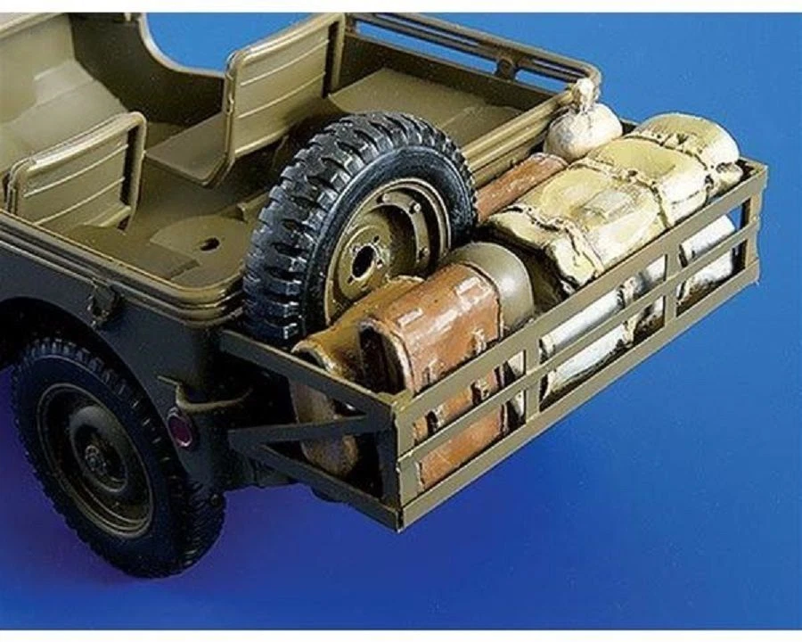 PLUS MODEL SET PANNIER WITH CARGO FOR US JEEP WWII Scala 1:35 Cod.PL246 - Immagine 1 di 1
