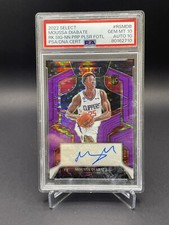 2022-23 Select #RS-MDB Moussa Diabate Purple Pulsar FOTL RC Auto /15 PSA GEM 10
