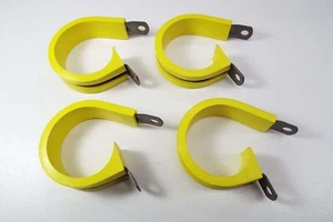 X4 1-5/16" Umpco BUCLE REDONDO CABLE ACOLCHADO P CLIP ABRAZADERA NITRILO AMARILLO MIL ESPECIFICACIÓN - Imagen 1 de 12