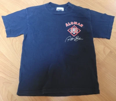 VTG 2000 Cleveland Indians Roberto Alomar Baseball Jersey T Shirt Youth Medium - Image 1 of 3