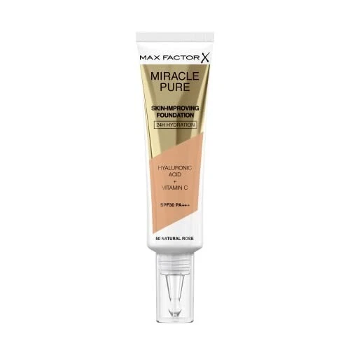 MAX FACTOR Miracle Pure  Foundation in Natural Rose  Or Pan Stick in Fair - Image 1 of 1