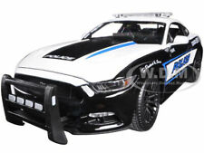 MAISTO 2015 FORD MUSTANG GT 5.0 POLICE CAR BLACK/ WHITE 1/18 DIECAST MODEL 31397