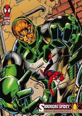 SHRINKING SPIDEY / Amazing Spider-Man 1994 BASE Trading Card #27 - Image 1 of 2