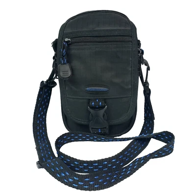 Bolsa para cámara Samsonite Journey 803BK bolsa de transporte para fotos con correa cremalleras negro azul Foto 1 de 4