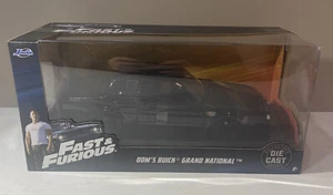 Dom's Buick Grand National Black "Fast & Furious" Movie 1/24 Diecast Model - Picture 1 of 8