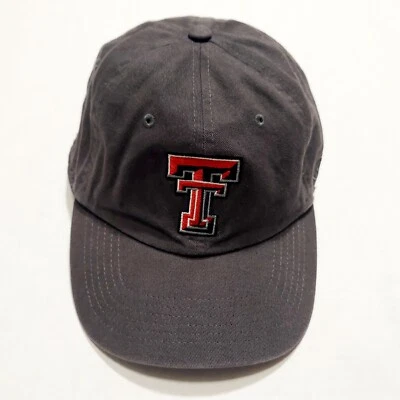 Gorra Texas Tech University Red Raiders gris con tirantes TOW gorra de sarga no estructurada Foto 1 de 4
