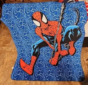 Big Spider Man Reversible Blanket '5x4',Vintage Kids Bedding Couch Blanket Throw - Picture 1 of 1