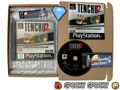 Tenchu 2 Birth of the Stealth Assassins PS1 - UK PAL VGC CIB with Natural Disc - Image 1 of 4