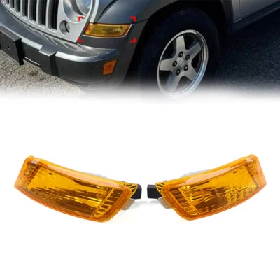 Side Marker Turn Signal Light Fender Lamp Fit Jeep Liberty 2005-07 - Image 1 of 4