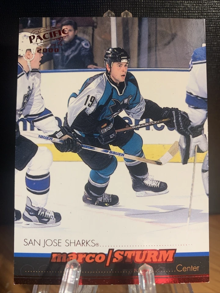 1999-00 Pacific Sharks Hockey Card #383 Marco Sturm - Image 1 of 2