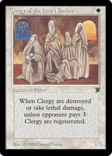 1x Clergy of the Holy Nimbus - LP - Legends - SPARROW MAGIC - mtg -  - Image 1 of 1