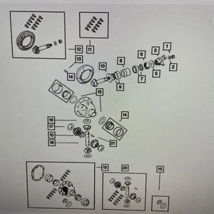 DIFFERENTIAL DRIVE PINION GEAR NUT 01791575 OEM MOPAR - Bild 1 von 1