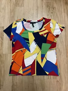 Vintage Lauren Ralph Lauren Nautical Sail Bunt Damen T-Shirt L - Bild 1 von 6