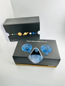Google Fiber Cardboard VR Virtual Reality Headset Movie Games Glasses for Phones - Picture 1 of 9