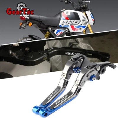 For Honda MSX125 Grom 125 MSX125 2013-2023 CNC Folding Brake Clutch Levers - Image 1 of 4