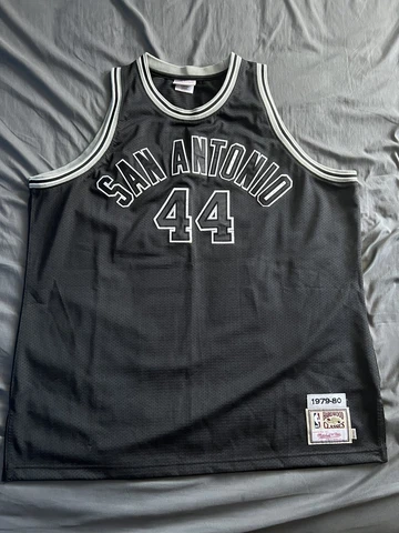 100% Authentic 1979 George Gervin San Antonio Spurs Mitchell Ness Jersey 56 3XL Cover