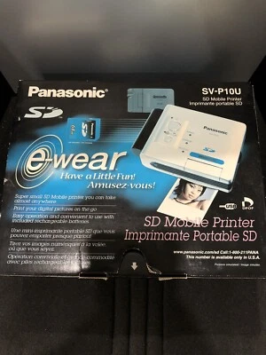 Panasonic e-wear SD Mobile Printer Model SV-P10U New In Box - Image 1 of 4