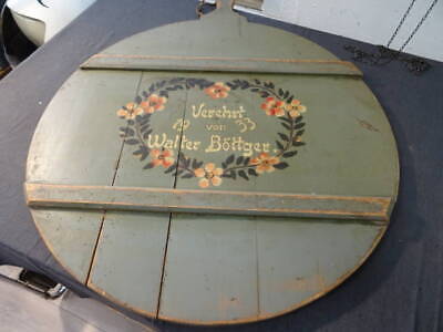 Altes Kuchenbrett Backbrett Bemalt 1933 • 79€