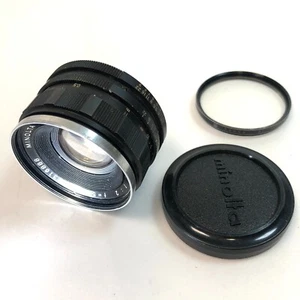 (Exc+5) MINOLTA AUTO ROKKOR-PF f/2 55mm MF MD mount, F2 early model from Japan - Picture 1 of 18