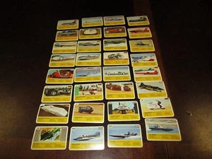 vintage 70s Tops Trumps racing motorcycle boat land speed cards - Picture 1 of 4