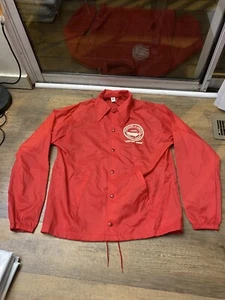 Vintage 70s Crossroads Of America BSA Boy Scouts Jacket Red Men's L USA INDIANA - Picture 1 of 8