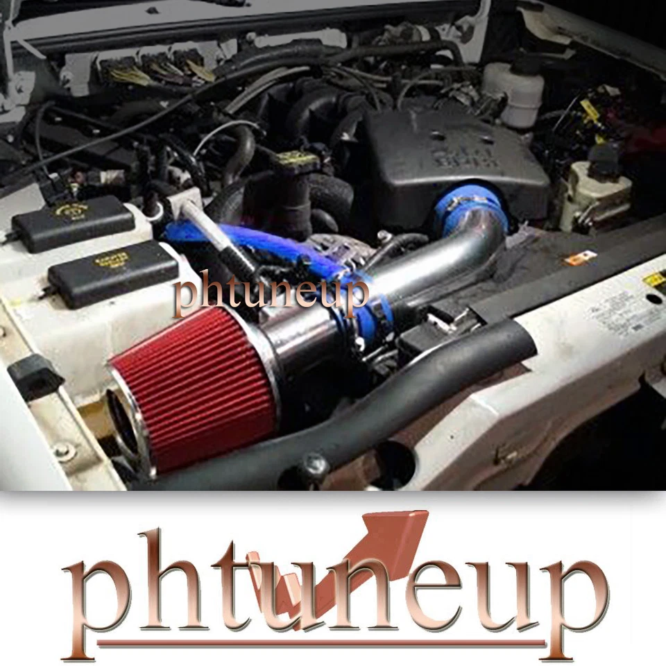 BLUE RED 2004-2011 FORD RANGER MAZDA B4000 4.0 4.0L AIR INTAKE KIT - Image 1 of 1