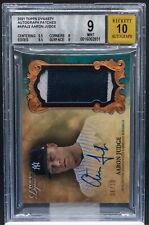 Aaron Judge 2021 Topps Dynasty GU JERSEY PATCH AUTO #D 08/10 BGS 9/10