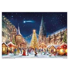 Freiburg Limited Edition Richard Sellmer Advent Calendar A3 297 x 420mm - Picture 1 of 1