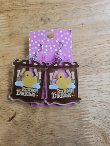 Disney verworrene Gummi Ente Acryl Ohrringe - Bild 1 von 1