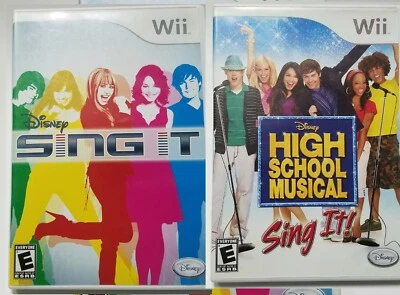 Disney: Sing It and High School Musical: Sing It (Nintendo Wii) ambos completos Foto 1 de 4