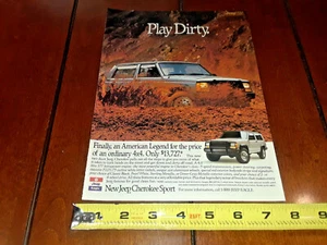 JEEP CHEROKEE 1988 ANNUNCIO ORIGINALE - Foto 1 di 12