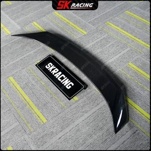 For Audi A7 S7 RS7 2013-18 Sedan Real Carbon Fiber Rear Trunk Lip Spoiler Wing - Picture 1 of 19