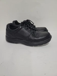 DUNHAM 8000BK BLACK LEATHER HOMMES SLIP RESISTANT MENS 8.5D SHOES - Picture 1 of 5