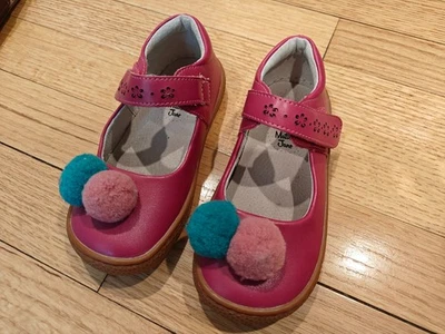 Livie & Luca MATILDA JANE Pink Mary Jane Shoes w/ Pom Poms Toddler Girls Size 11 - Image 1 of 4