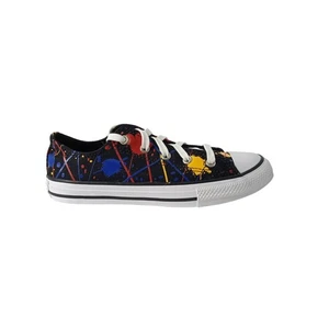 Converse All Star Kinder Sneaker Low Top Farbspritzer Schwarz Größe 34 - Bild 1 von 7