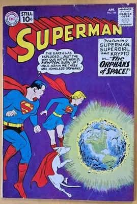 Superman 144 VG+ (4.5) DC Comics 4/61 - Image 1 of 2