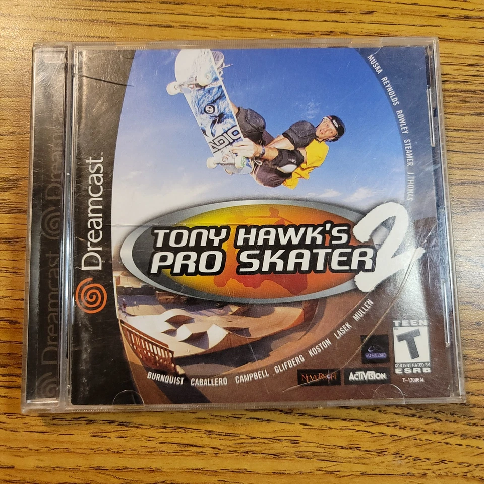 Tony Hawk's Pro Skater 2 (Sega Dreamcast) Juego / Estuche / Manuel Ver Fotos Foto 1 de 4