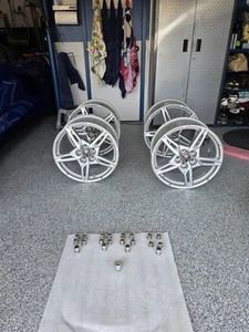 OEM 2024 C8 Corvette Rims - Like Brand New!!! - Picture 1 of 17