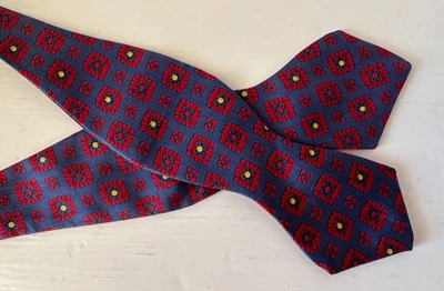 RARO Vintage Años 40 Cardinal Neckwear, NY 100% SEDA PAJARITA Foto 1 de 4