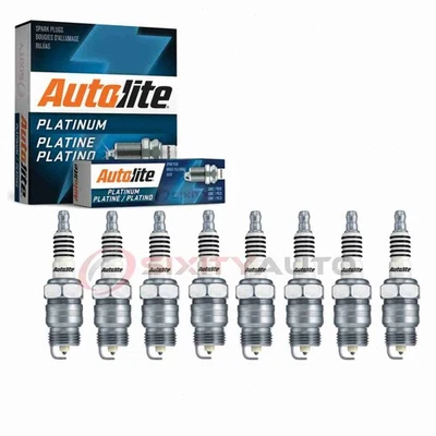 8 pc Autolite Platinum Spark Plugs for 1958-1974 Ford Country Sedan 3.6L fl - Image 1 of 4