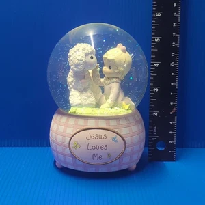 Precious Moments Jesus Loves Me Water globe Music Box. Tested And Works. - Picture 1 of 6