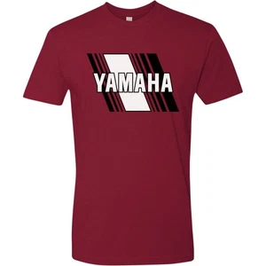 Yamaha Heritage Diagonal T-Shirt - Red - Medium NP21S-M3118-M - Picture 1 of 3