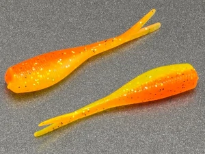 (20) - 2" Slab Crusher "Fire Craw" Crappie Jig GRUBS BAIT PANFISH BABY SHAD - Picture 1 of 1